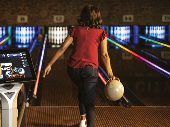 full size bowling tile flyer